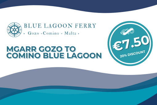 GOZO to BLUE LAGOON Return to GOZO 20%  DISCOUNT